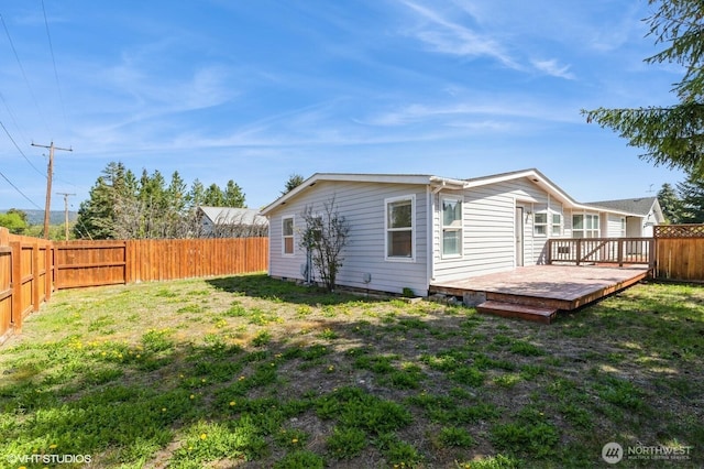 713 Main St, South Cle Elum, WA 98943 - back of property featuring a deck