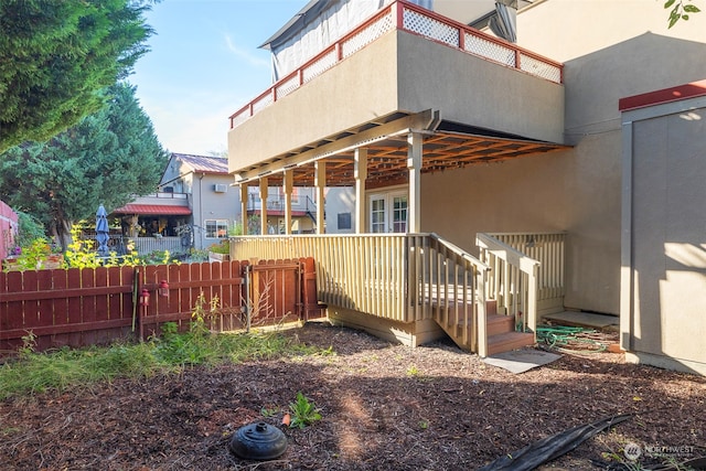 view of rear view of house