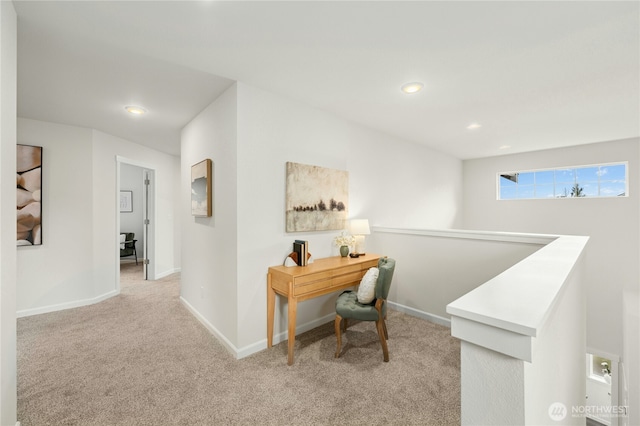 14714 88th Way SE Unit 3, Yelm, WA 98597 - office featuring carpet and recessed lighting