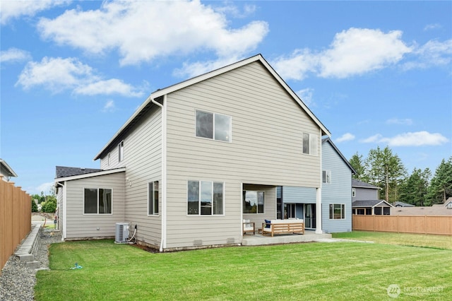 14714 88th Way SE Unit 3, Yelm, WA 98597 - back of property featuring a patio area and outdoor lounge area