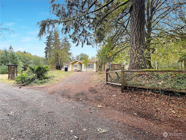 view of ranch-style house