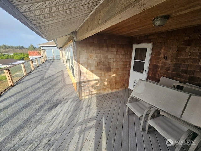 view of deck