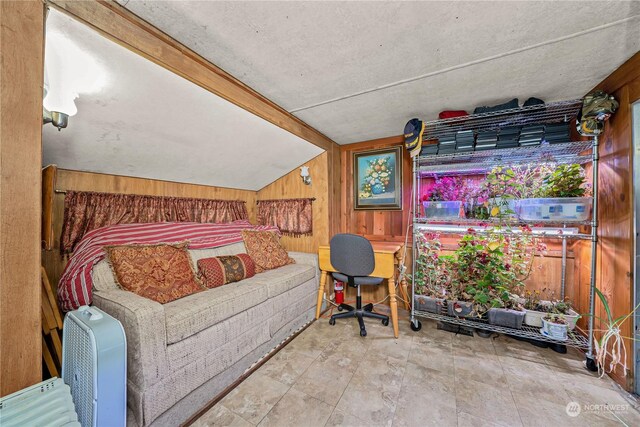 137 Mountain View Dr N, Ashford, WA 98304 - bedroom featuring wood walls