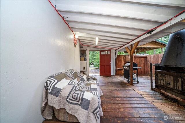 137 Mountain View Dr N, Ashford, WA 98304 - interior space with fence and grilling area