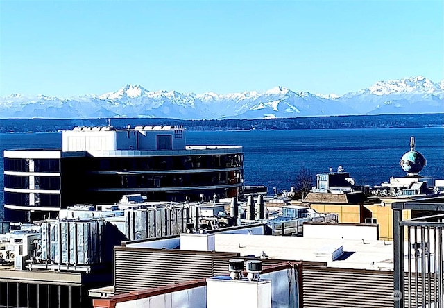 property view of water with a mountain view