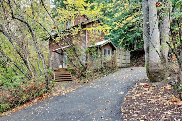 view of home's exterior