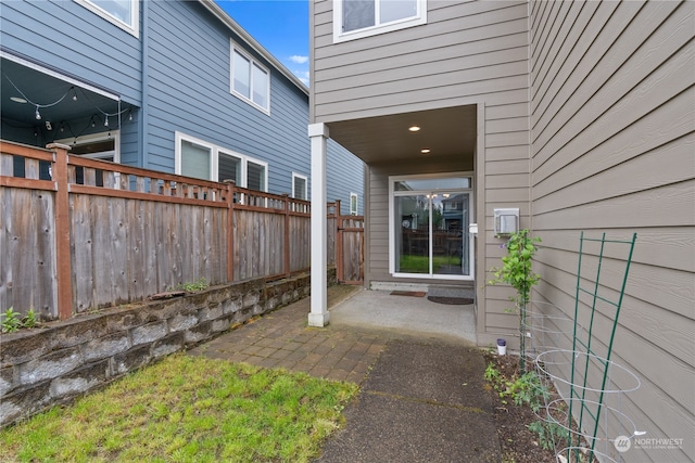 exterior space featuring a patio