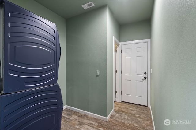 interior space featuring hardwood / wood-style floors