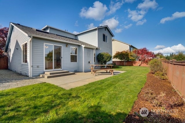 13703 68th Avenue Ct E, Puyallup, WA 98373 - rear view of property with a patio area and entry steps
