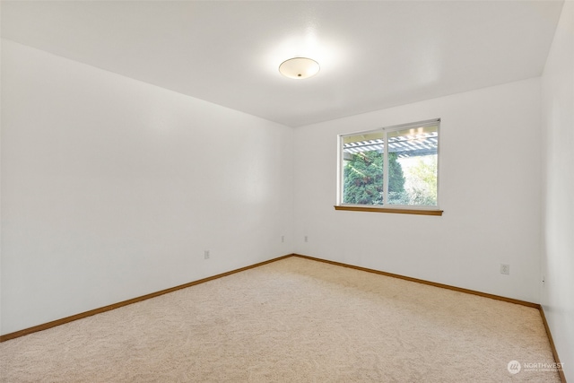 unfurnished room with carpet floors