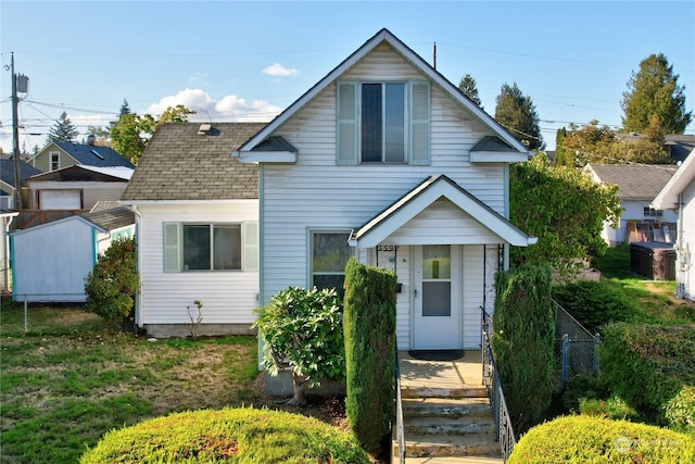 view of bungalow-style home