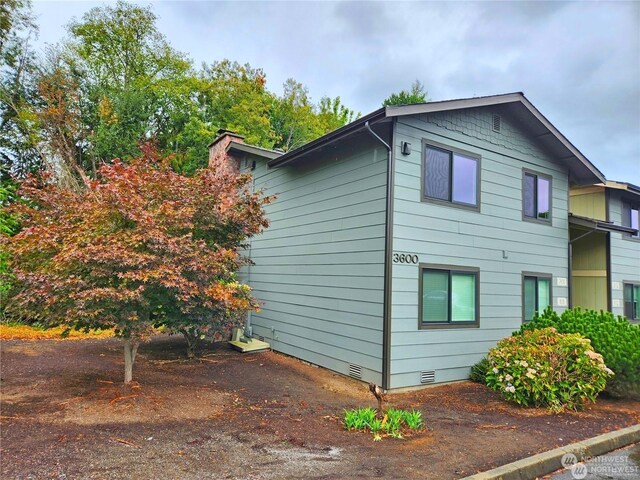 3600 Narrows View Ln Unit 201, Bremerton, WA 98310 - view of side of home featuring crawl space
