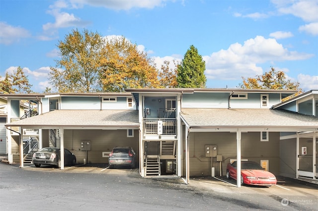 view of rear view of property