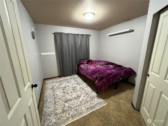 bedroom featuring carpet flooring