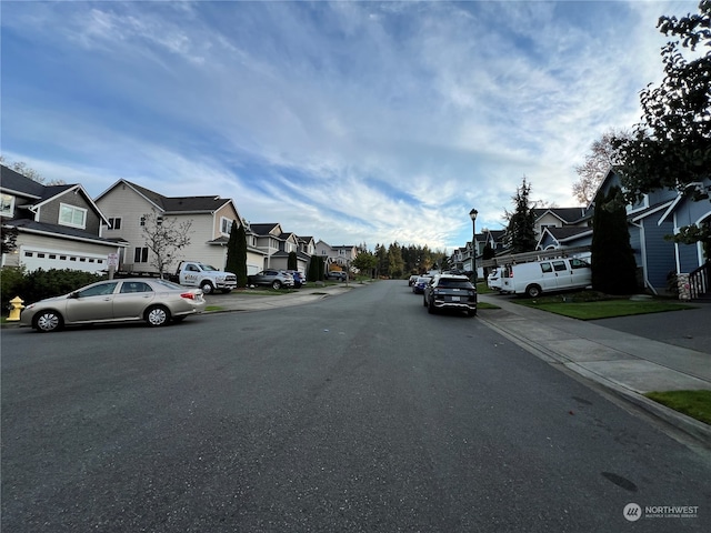 view of road