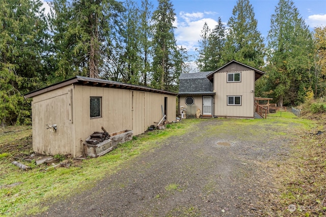 view of front of home