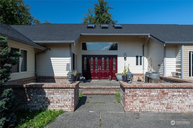 13629 Rector Rd, Bow, WA 98232 - property entrance with a shingled roof
