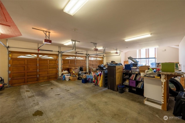 13629 Rector Rd, Bow, WA 98232 - garage featuring a garage door opener