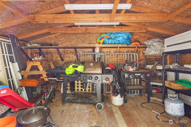 view of storage room