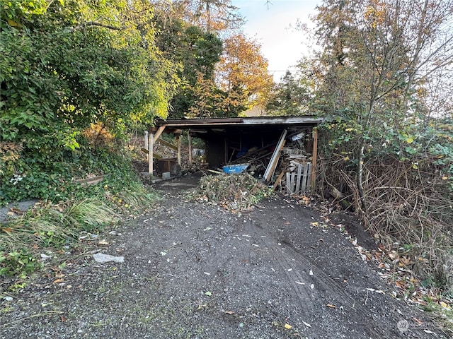 view of outbuilding