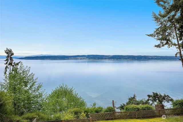 view of water feature