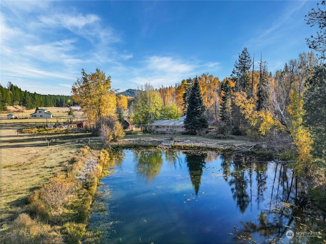 view of water feature