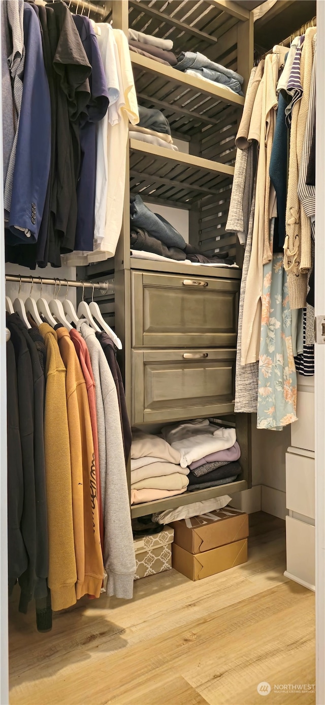 view of closet