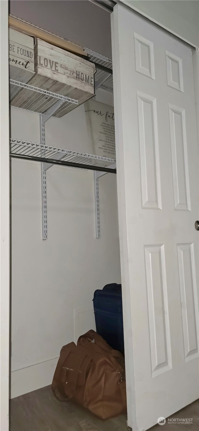 view of closet