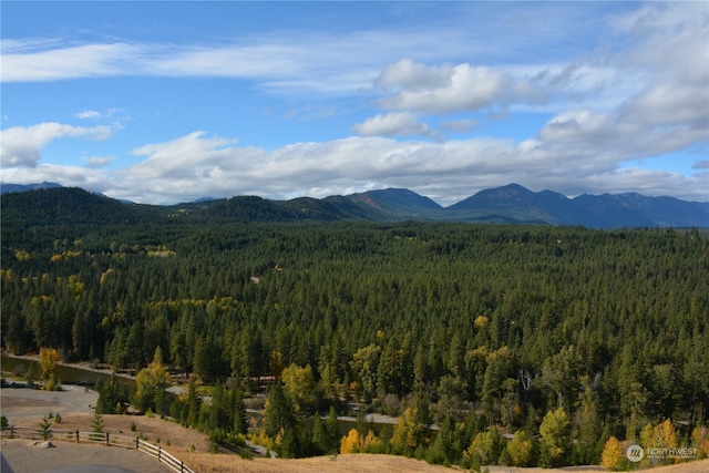 view of mountain feature