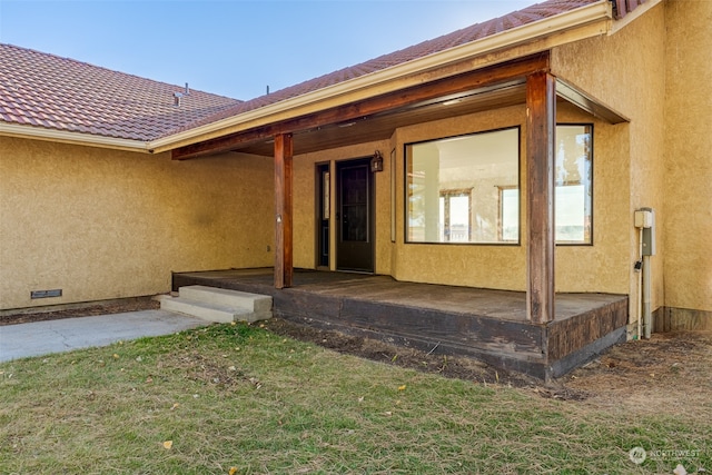 view of entrance to property