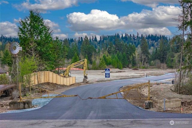 view of road