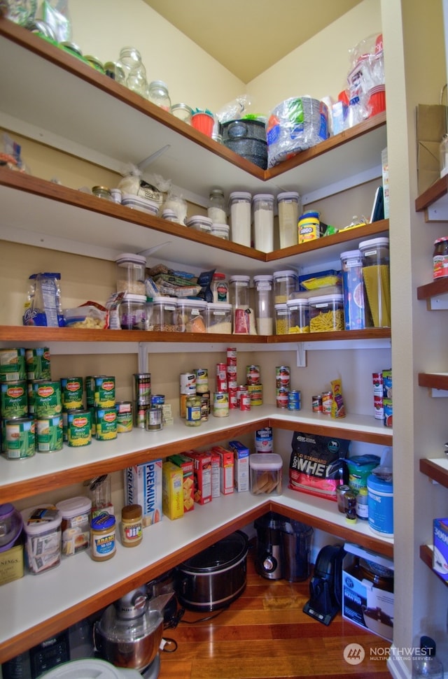 view of pantry