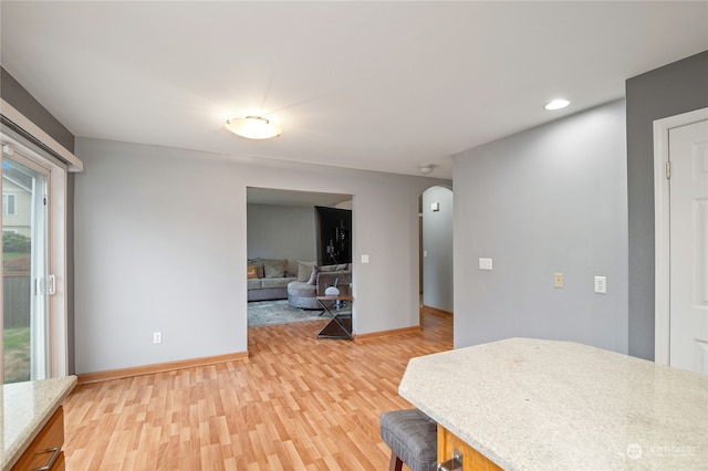 dining room featuring hardwood / wood-style floors