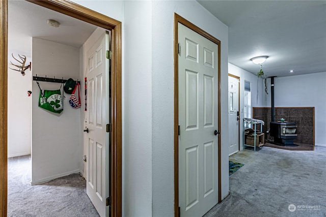 604 Nieland Loop SE, Rainier, WA 98576 - corridor featuring carpet and baseboards