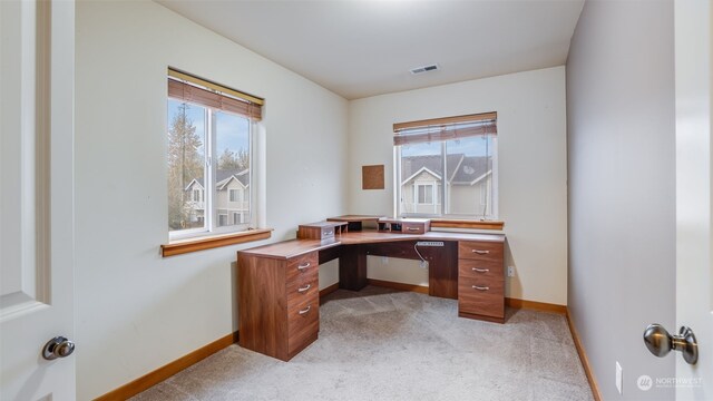 2733 Diamond St Unit D, Milton, WA 98354 - carpeted office featuring a healthy amount of sunlight