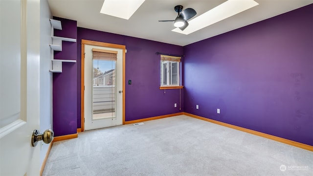 2733 Diamond St Unit D, Milton, WA 98354 - spare room featuring carpet floors and ceiling fan