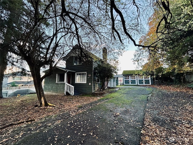 view of front of home