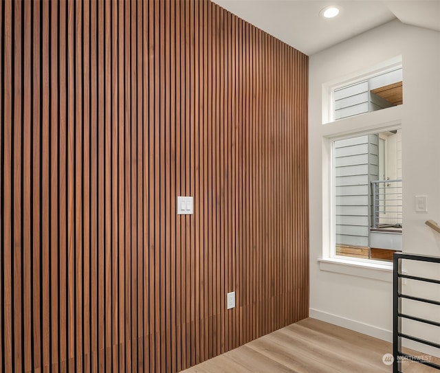 interior details featuring hardwood / wood-style floors