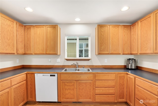 kitchen featuring sink and dishwasher