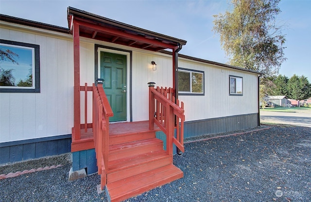 view of property entrance