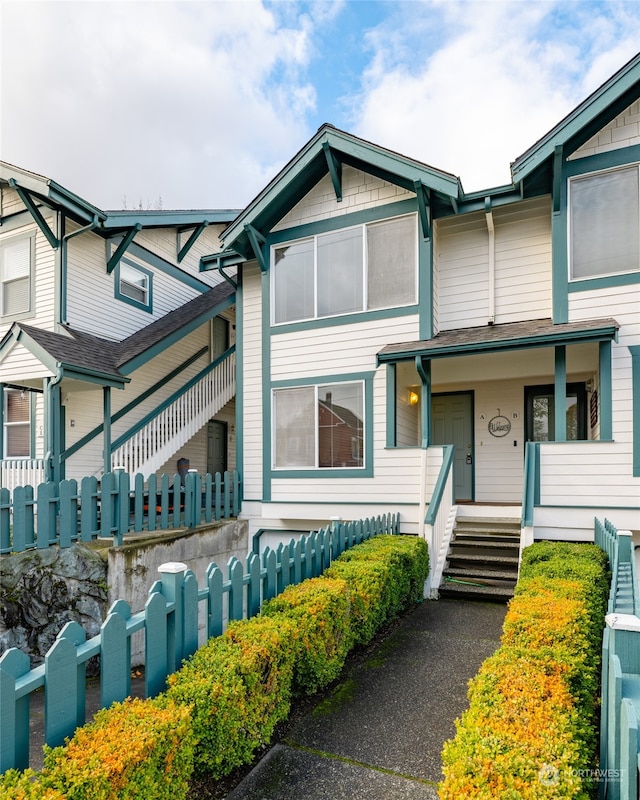 view of townhome / multi-family property