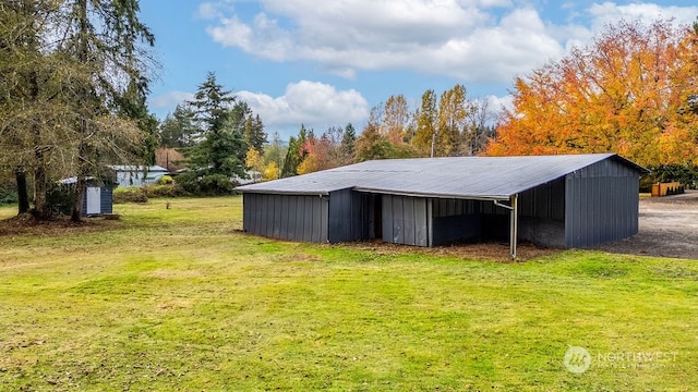 4249 88th Ave SW, Olympia, WA 98512 - view of outdoor structure featuring a yard