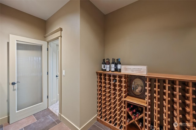 1114 S Wells, East Wenatchee, WA 98802 - wine room with baseboards and tile patterned floors