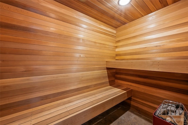 1114 S Wells, East Wenatchee, WA 98802 - relaxing sauna / steam room featuring wooden walls and recessed lighting
