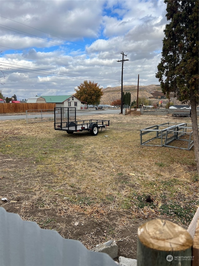 exterior space featuring a rural view