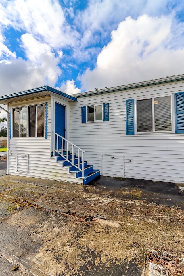 view of manufactured / mobile home