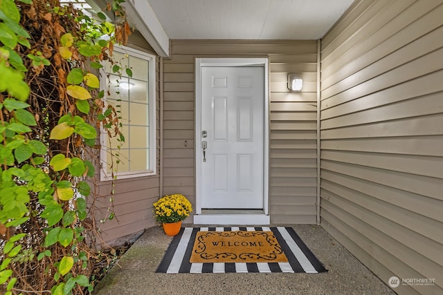 view of entrance to property