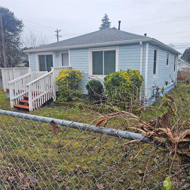 view of front of home