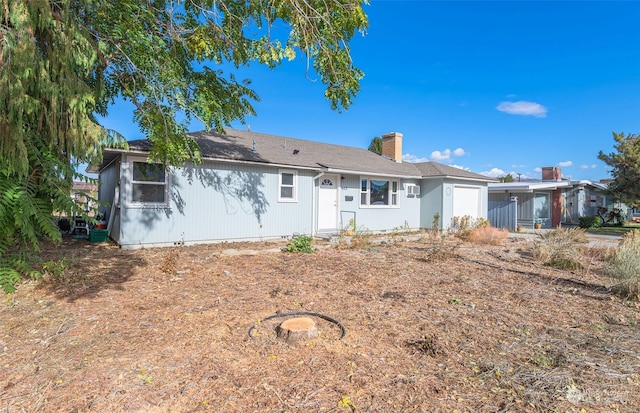 view of back of property