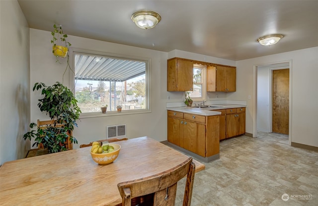 kitchen with sink